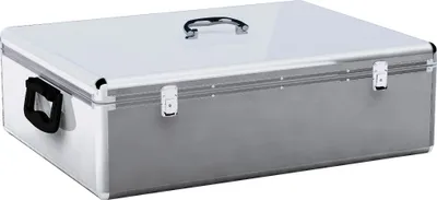 Produktbild von MEDIARANGE BOX78 - Gehäusebox - 1000 Disks - Silber - Fleece - Kunststoff - Holz - 120 mm - Aluminiu MEDIARANGE