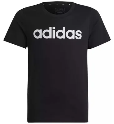 Produktbild von adidas Essentials Linear Logo Slim Fit T-Shirt Kinder 000 - black/white 152