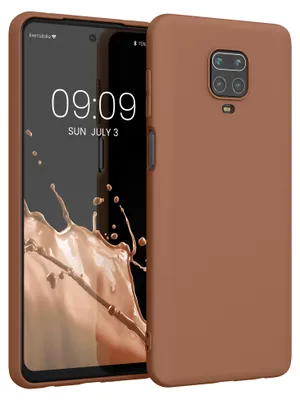 Produktbild von kwmobile Hülle für Xiaomi Redmi Note 9S / 9 Pro / 9 Pro Max TPU Case - Handyhülle unterstützt kabelloses Laden, flexible Schutzhülle, gummiertes Cover