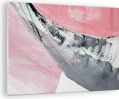 Produktbild von Bilder auf glas - Einteilig - Rosa Grau Farbe - 70x50cm - Glasbilder - Wandbilder - Bilder - zum Aufhängen bereit - Wanddekoration aus Glas - Glas Bilder - Wandbild auf Glas - GAA70x50-4982