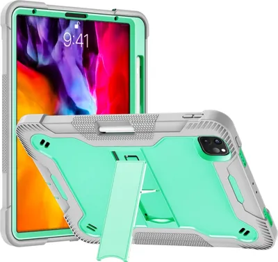 Produktbild von Tasche für iPad Air 4/5/ Pro 11" mit Ständer und Schultergurt Mint