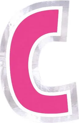 Produktbild von 48 Ballonsticker Buchstabe C