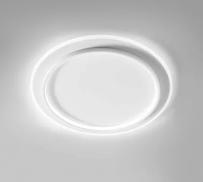 Imagen del producto de Dharma P/S Lámpara de techo LED Gealuce, 65 W, 5554 lúmenes, 3000 K (luz cálida), marco de aluminio blanco y difusor de metacrilato opal, IP20 - Gealuce