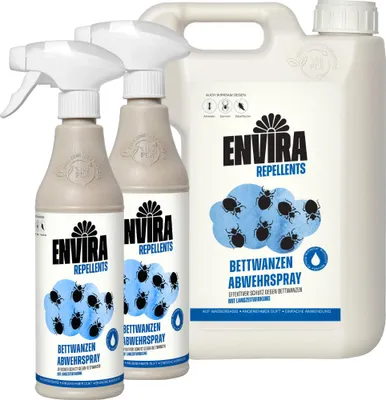 Produktbild von Envira Bettwanzen Abwehrspray im Vorteilspack 2L+2x500ml