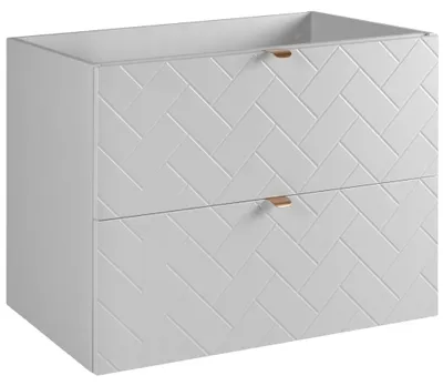 Produktbild von RODAN | Waschbeckunterschrank 80 cm - Weiß Matt - Badezimmerschränke - Badmöbel - Waschbecken Unterschränke - Ohne Platte