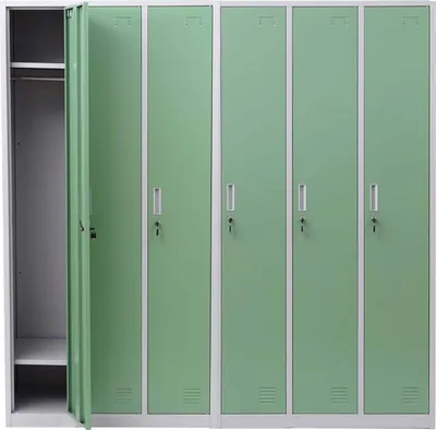 Zdjęcie produktu dla Szafka skrytkowa Boston T829, szafka skrytkowa Szafka skrytkowa, metalowa, 6 przegródek ~ Zielony