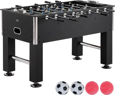 Immagine prodotto di Biliardino, biliardino a grandezza naturale da 55 pollici, biliardino da interno a grandezza naturale per la casa, la famiglia e la sala giochi, calcio con set di biliardino, incluse 4 palline e 4 portabicchieri