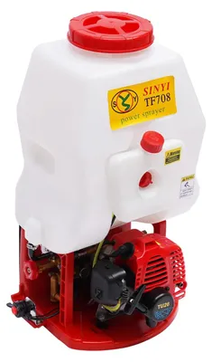 Produktbild von Rückenspritze Nebelsprüher - Benzin Hochdruckspritze - 20 L Tank - 25,4 ccm Motor - 2–8 m Sprühweite - 8 L/min Fördermenge - Rot