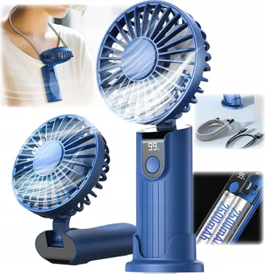 Image de Ventilateur USB Mini ventilateur de bureau silencieux 5000 mAh TOPK K38