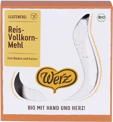 Produktbild von Reis-Vollkorn-Mehl - glutenfrei 1kg