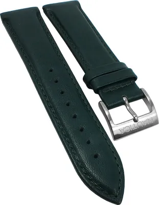 Produktbild von Nautica Uhrenarmband 22mm Leder gepolstert grün glatt NAD16555G