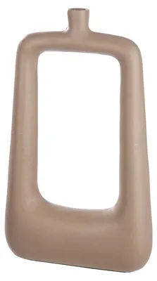 Zdjęcie produktu dla Wazon Gilde, prostokątny, model Helena, aluminium, kolor beżowy/brązowy, zestaw: 1 sztuka.
Wysokość: 41,50 cm
Szerokość: 25,00 cm
Głębokość: 7,00 cm
69233