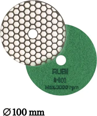 Produktbild von Rubi P800 Trockenpolierscheibe für Stein