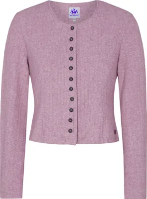 Produktbild von Dietzing Damen Strickjacke Janker Trachten jacke, Farbe:Beere, Größe:40/L