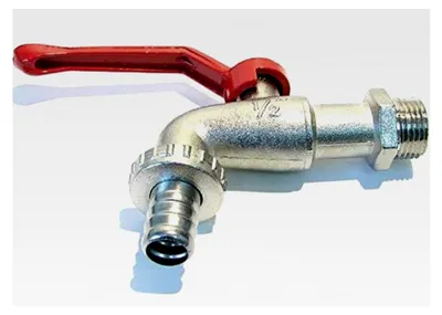 Produktbild von Kugelhahn mit Klickanschluss für Gartenwasserhahn und Schlauchadapter 1/2