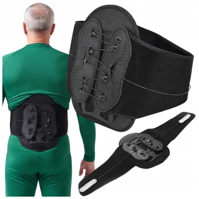 Image de FIT4MED | Ceinture orthopédique de soutien lombaire, haute, stabilisante, 80–130 cm, taille universelle