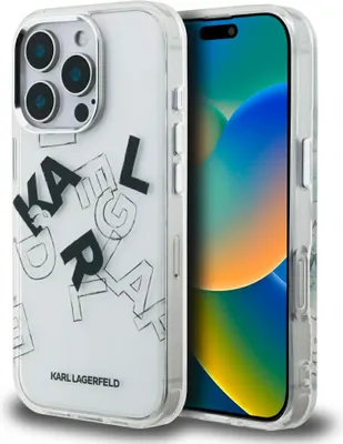 Produktbild von Karl Lagerfeld Etui für iPhone 16 Pro Max, klar