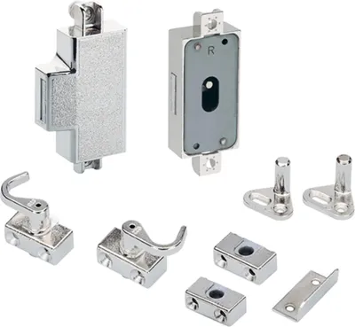 Produktbild von Hettich Set Drehstangenschloss, D 25, zum Anschrauben, links