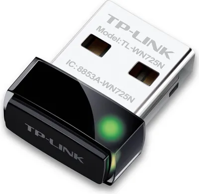 Produktbild von TP-Link 150Mbit/s-WLAN-Nano-USB-Adapter, Kabellos, USB, WLAN, Wi-Fi 4 (802.11n), 150 Mbit/s, Schwarz
