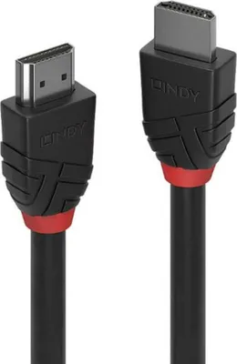 Produktbild von Lindy 36771, 1 m, HDMI Typ A (Standard), HDMI Typ A (Standard), 48 Gbit/s, Schwarz