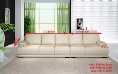 Image de Canapé Canapé d'angle Coussin xxl big long canapé 6 places canapé nouveau