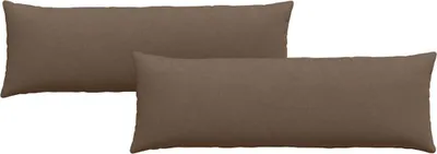 Immagine prodotto di vidaXL Cuscini per divano, 2 pezzi, tessuto marrone, 120 x 40 cm