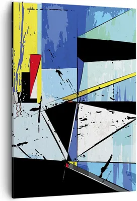 Produktbild von Bild auf Leinwand - Leinwandbild - Einteilig - Abstraktion modern - 50x70cm - Wand Bild - Wanddeko - Wandbilder - Leinwanddruck - Wanddekoration - Leinwand bilder - Wandbild - PA50x70-3913