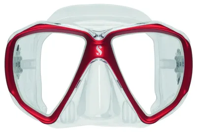Produktbild von Scubapro Spectra Tauchmaske, Farbe:rot, Silikonfarbe:transparent