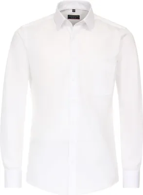 Produktbild von REDMOND Herren Businesshemd Langarm Kent Modern-Fit Twill Weiß L