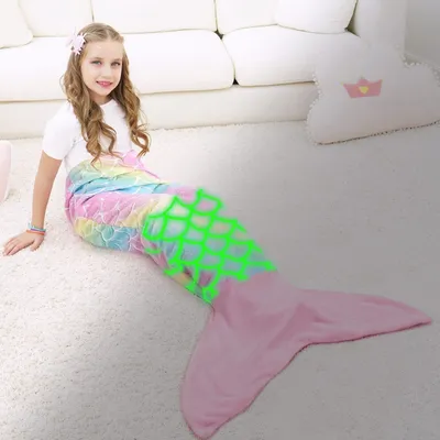 Immagine prodotto di Coperta a forma di stella marina luminosa - 110x40cm per bambini