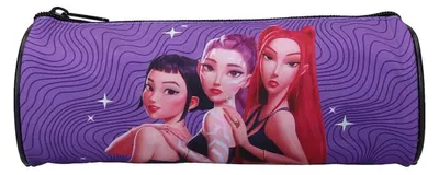 Zdjęcie produktu dla Vadobag 920-02250, Miękki piórnik, Fioletowy, Wielobarwny, Obraz, Dziewczyna, Zamek błyskawiczny, Dziecko