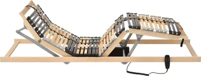Produktbild von vidaXL Lattenrost Elektrisch mit 42 Latten 7 Zonen 100x200 cm