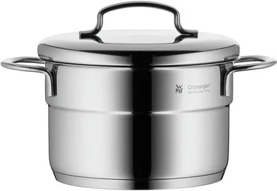 Image de Casserole avec couvercle - Acier inoxydable - 1 pièce - 14 cm