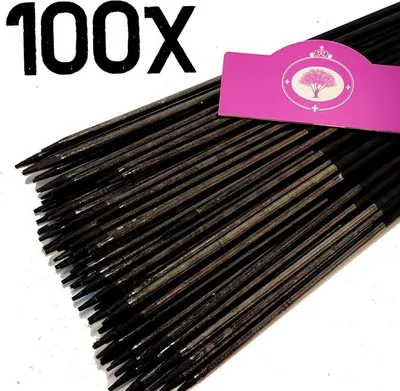 Produktbild von Set mit 100x Bambusstäben – Länge 65 cm – Dicke 6,5 mm – gespaltener Bambus – Pflanzenstütze – plastifiziert