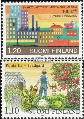 Produktbild von Briefmarken Finnland 1982 Mi 897,898 (kompl.Ausg.) postfrisch Strom