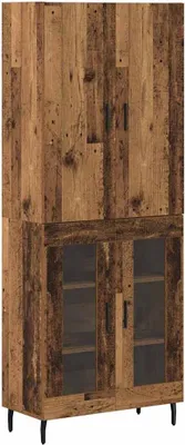 Imagen del producto de Aparador alto Madera envejecida 69,5 x 34 x 180 cm
