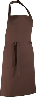 Produktbild von Premier Workwear PR150 | Latzschürze ŽColoursŽ - Waschbar bei 60 °C - Farbe: Brown (ca. Pantone 476) - Größe: 72 x 86 cm
