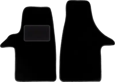 Immagine prodotto di Wielganizator tappetini auto velours anteriori adatto per Volkswagen Transporter T5 (2003-2015, furgone) neri, set 2 pz, con fissaggi