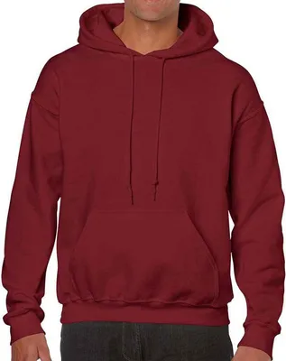 Produktbild von Gildan - Kapuzenpullover für Herren/Damen Uni PC5599 (L) (Granatrot)