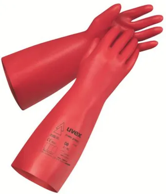 Produktbild von uvex Schutzhandschuh power protect V1000 rot Gr. 10