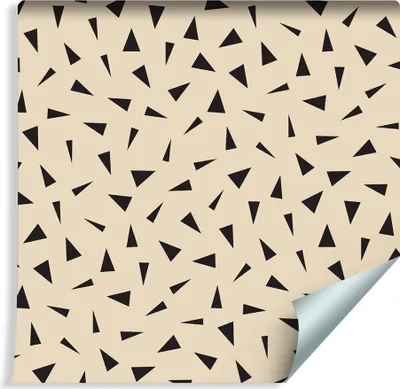 Produktbild von 10m VLIES TAPETE Rolle Geometrie Muster Ornamente Dreiecke XXL