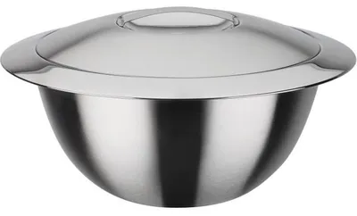 Zdjęcie produktu dla Isolierte Salatschüssel - GSW - DESIGN - 26 cm - Doppelwandig - Edelstahl