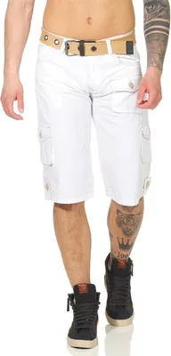Produktbild von Herren Jungen Kurze Hosen Bermuda Shorts Karo mit Gürtel; Model 2-30
