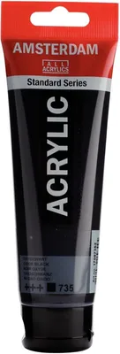 Productafbeelding van Amsterdam Acrylverf, 120 ml, Oxide Zwart