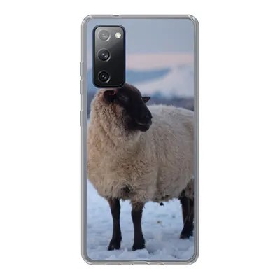 Produktbild von MuchoWow® Handyhülle Schutzhülle Hülle für Samsung Galaxy S20 FE Schaf - Schnee - Berg Silikon Softcase Handy Hülle - Abdeckung