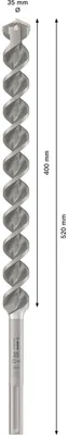Image de Bosch PRO SDS max-4 Perforateur 35 x 400 x 520 mm - 2608685876