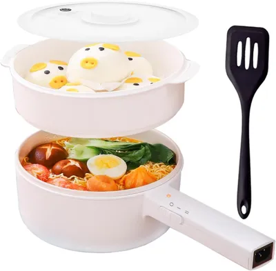Produktbild von Elektrische Hot Pot 1,5 L, Keramik Antihaft mit Dampfgarer