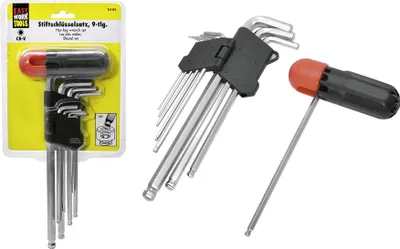 Immagine prodotto di EASY WORK EW Set di chiavi a spillo da 9 pezzi 261334