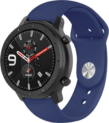 Produktbild von Strap-it Xiaomi Amazfit GTR Sportarmband (Dunkelblau)