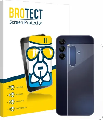 Produktbild von BROTECT Schutzglas für Samsung Galaxy A15 5G (Rückseite) Schutzfolie Panzer Folie Glas Display Schutz klar